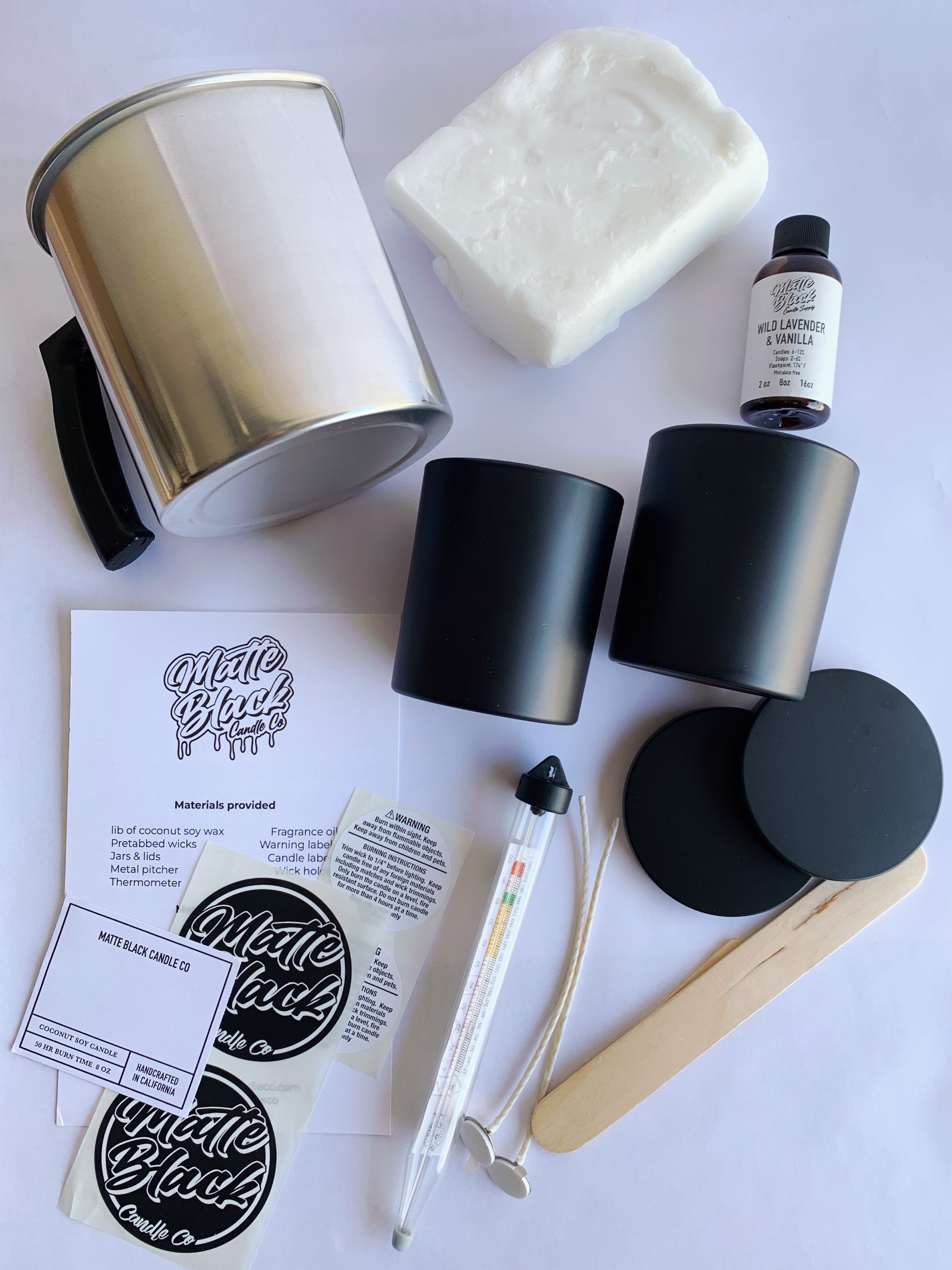 Candle Making Kit – Matte Black Candle Co