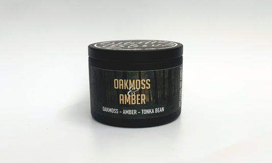 Oakmoss & Amber - Matte Black Candle Co
